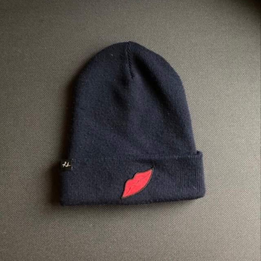rag & bone  merino wool  blue beanie